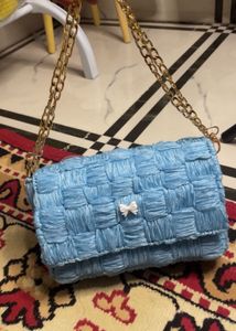 Handmade Sling Bag🩵