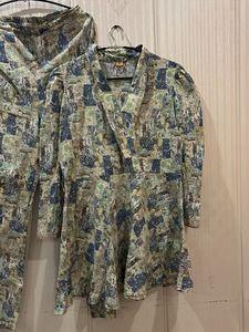 Patterned Two-Piece Set