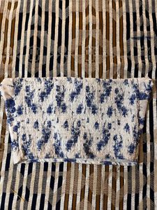 Newme (S) Blue Floral Tube Top