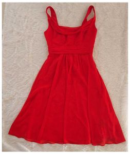 Red Sleeveless Dress