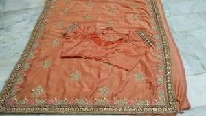 Beautiful Saree💗 With Blouse Designs