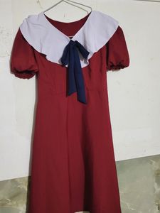 Anime Kawaii Dress With Puffed Sleeves