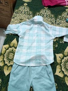 Boys Blue Casual Pant with shirt