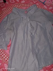 Striped Button-Up Top