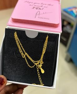 GIVA 925 silver New Gold plated chain