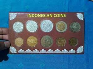 Indonesia Coin Set with original cover, Rare