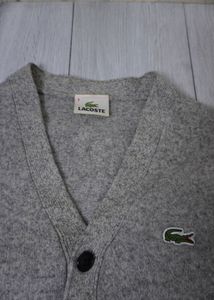 Lacoste Grey Cardigan