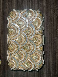 Elegant Beaded Clutch