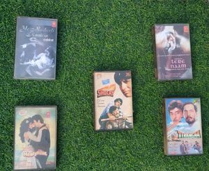 Ever green Hindi songs hits Pack of 5 Cassettes
