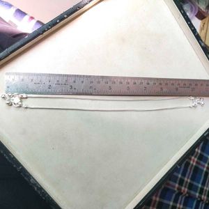 Pure Silver Snack 🥨 Chain ⛓️ Anklets पायल 1 Pair