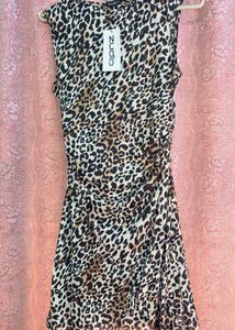 Chic Animal Print Dress