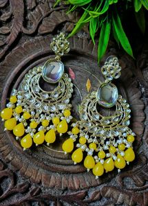 Yellow Natasha JHUMKI