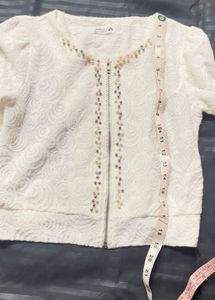 Shrug With Pearls