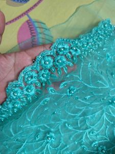 One Time Use Beautiful Net Saare