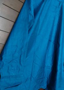 Richlook Men Blue Textured Cotton Party Shirt