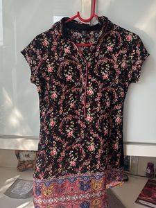 Floral Print Top bust is 18 inches