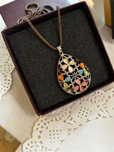 Vintage Floral Pendant