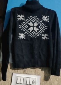 Black Turtleneck Sweater