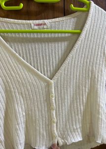 Cute Crop Top Cardigan