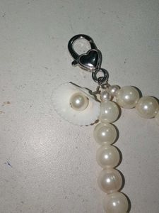 Pearl Charm keychain