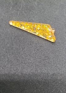Glittery  Effect Resin Hairclip