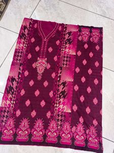 Unstitched woolen kurta