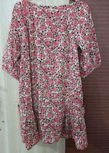Summer Dress With Beautiful Floral Patterns