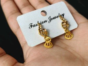 Fashion Jewellery Gold Drop Earrings