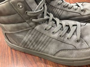 Gray High-Top Sneakers UK10