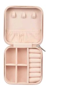 Pink Jewelry Travel Case