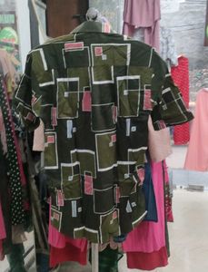 Zara Geometric Print Shirt