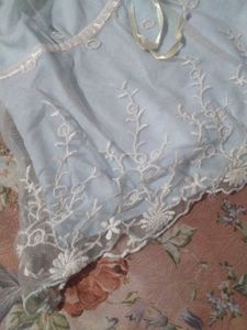 Cute Blue Lace Cami Top