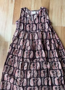 Paisley Tiered Tank Dress/ Kurta