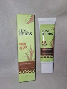 Just Herbs Spf60 PA+++ Gel Sunscreen