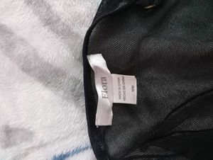 Black Lace long Cami Top