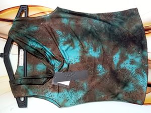 Stylish Brown &amp; Teal Top