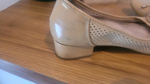 Heels Beige Color Office Wear