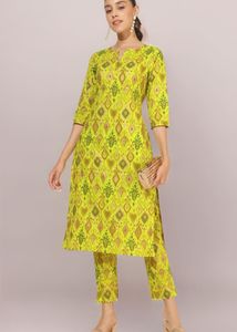 CottonKurta And Pant Set