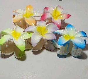 Flower Hair Claw Clips