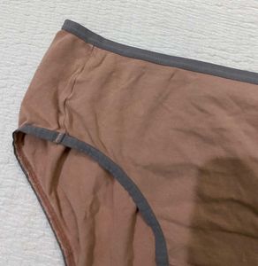 Brown Cotton Brief