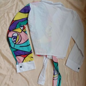 One Side Printed Shirt