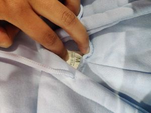 Shein Baby Blue Fluffy Hoodie (Fleece Inside)