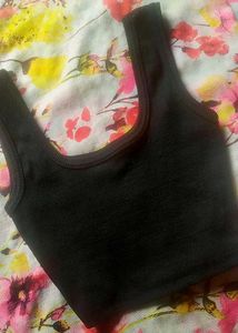 Black Crop Top For SALE