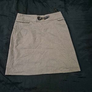 Checkered Mini Skirt| formal skirt