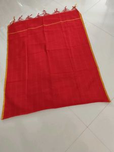 Red Silk Type Dupatta