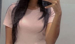 Cute Pink And Red Ribbed Top (Set Of 2)