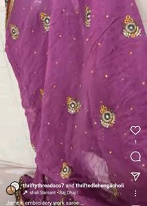 Zari  Wark Saree