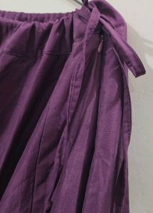 purple lehenga