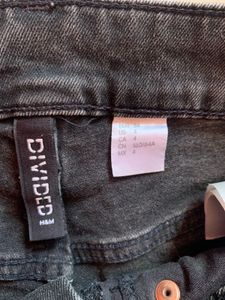Black Denim Shorts