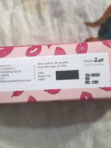 Miss Lips Mini Liquid Lipstick Shade No 3 Heart Of
